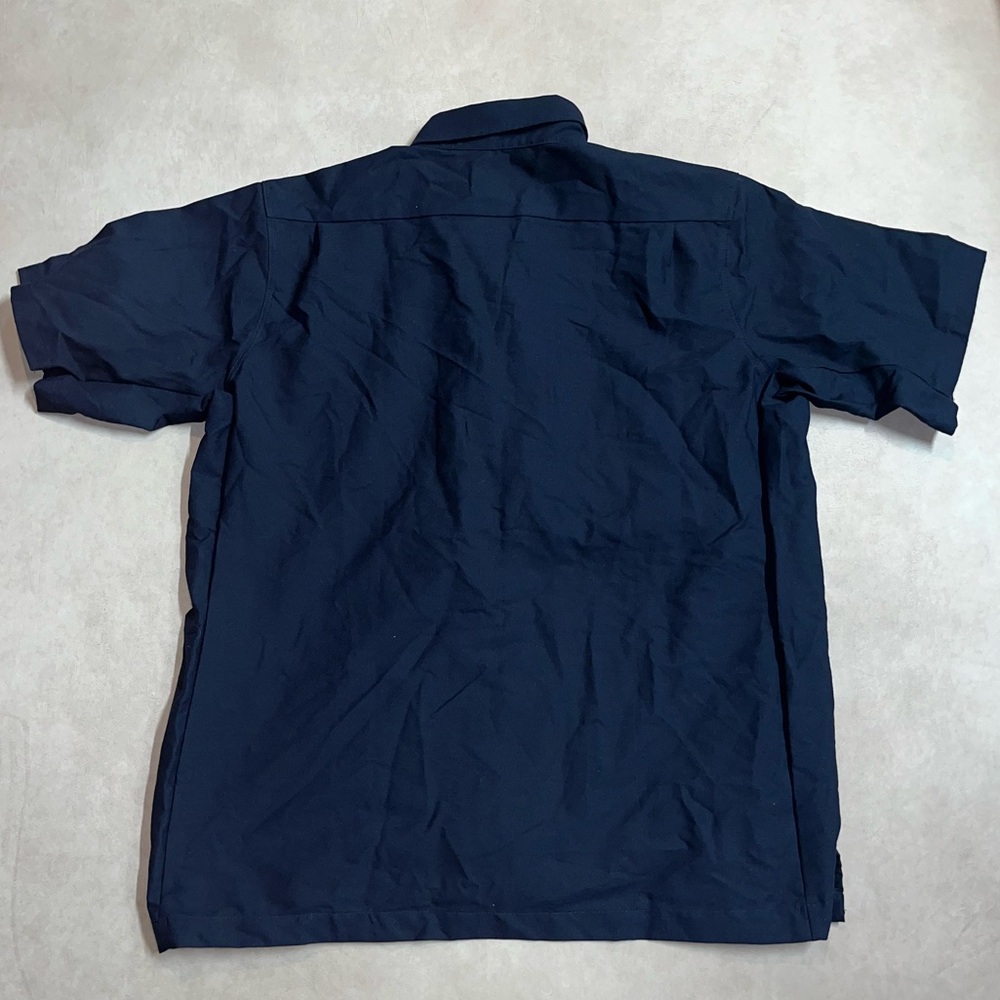 Dickies Navy Blue Short Sleeve Button Down Shirt - Picture 5 of 5